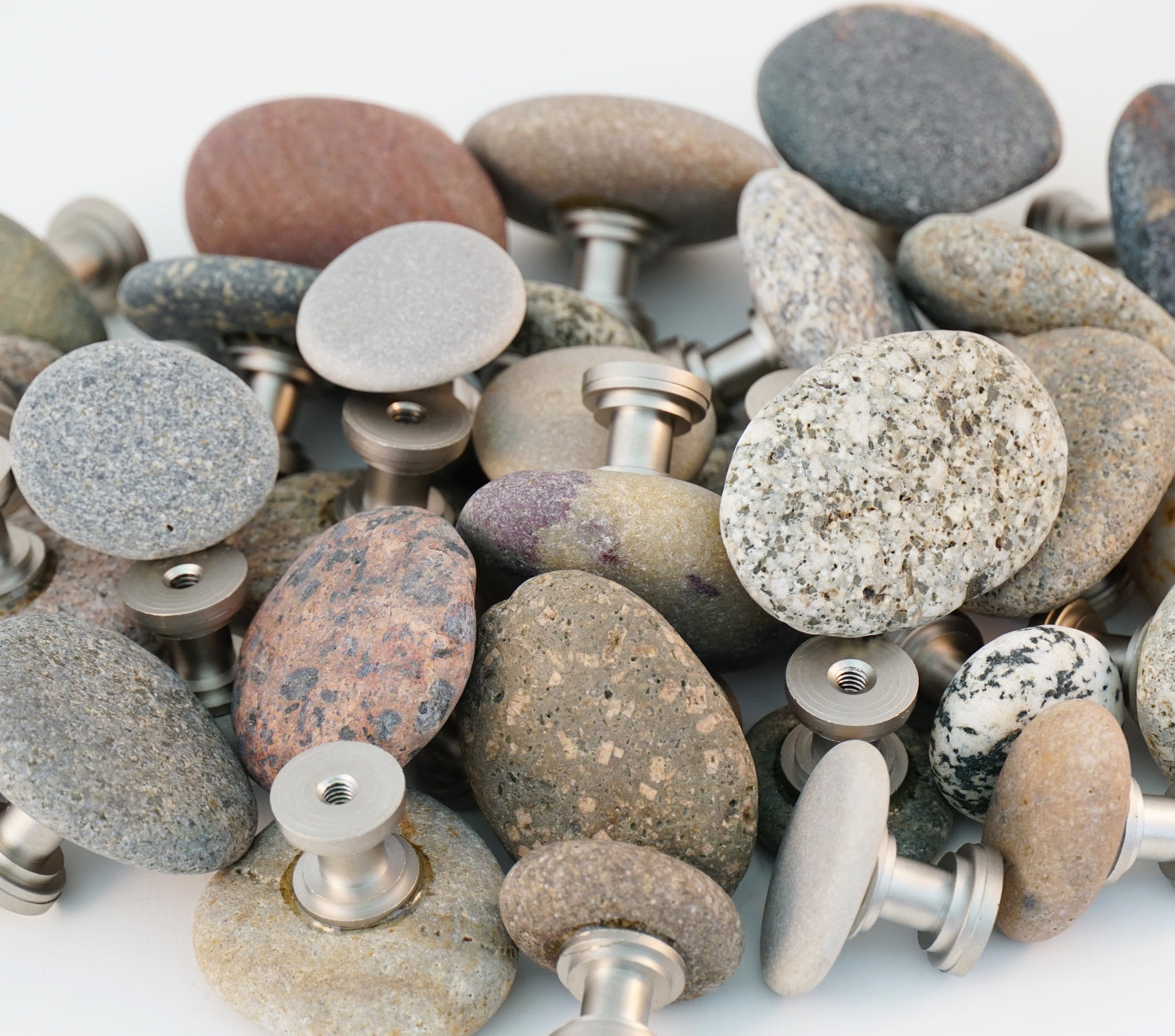Ready to Ship Stone Cabinet Knobs