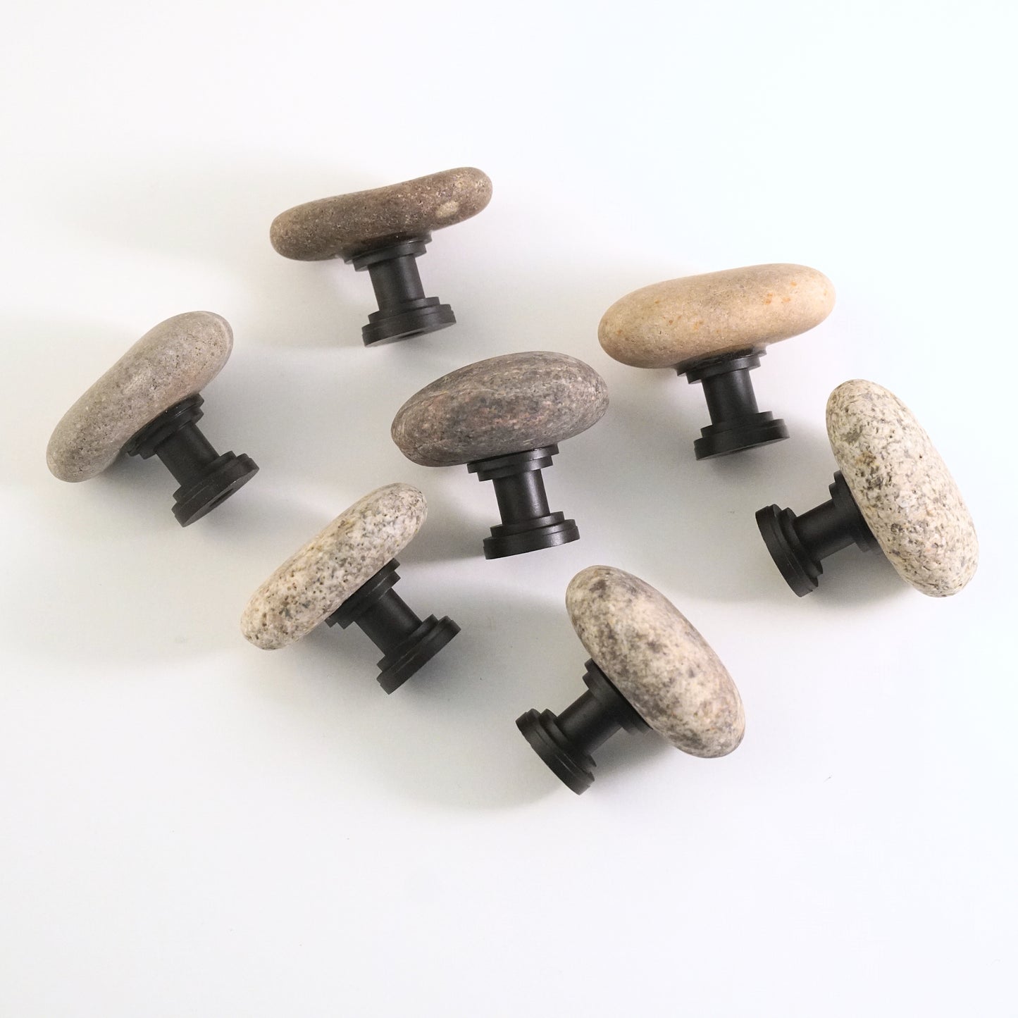 Beach Rock Cabinet Knobs - Set of 7 - Ready to Ship