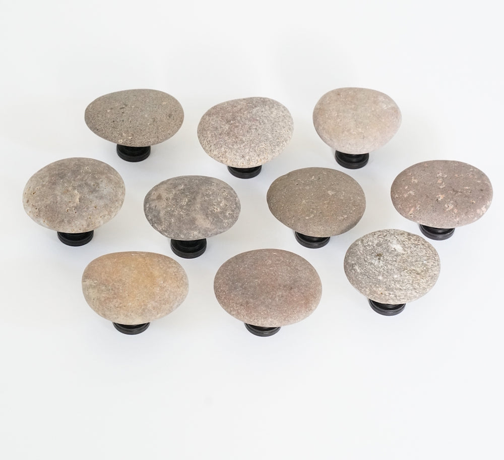 Mixed Brown Beach Rocks - Set of 10