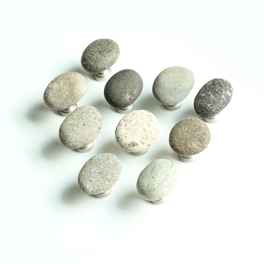 Mixed Gray Stones - Set of 10 - Ready to Ship