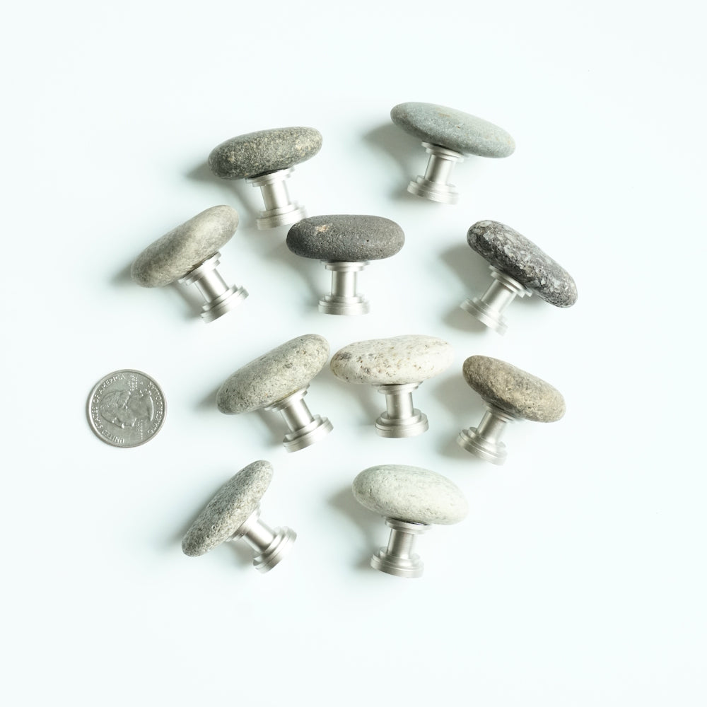 Mixed Gray Stones - Set of 10 - Ready to Ship