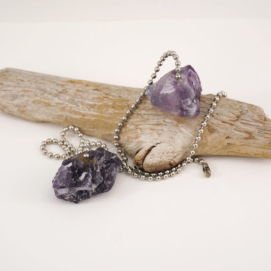 Rainbow Fluorite Crystal Light and Fan Pull Set