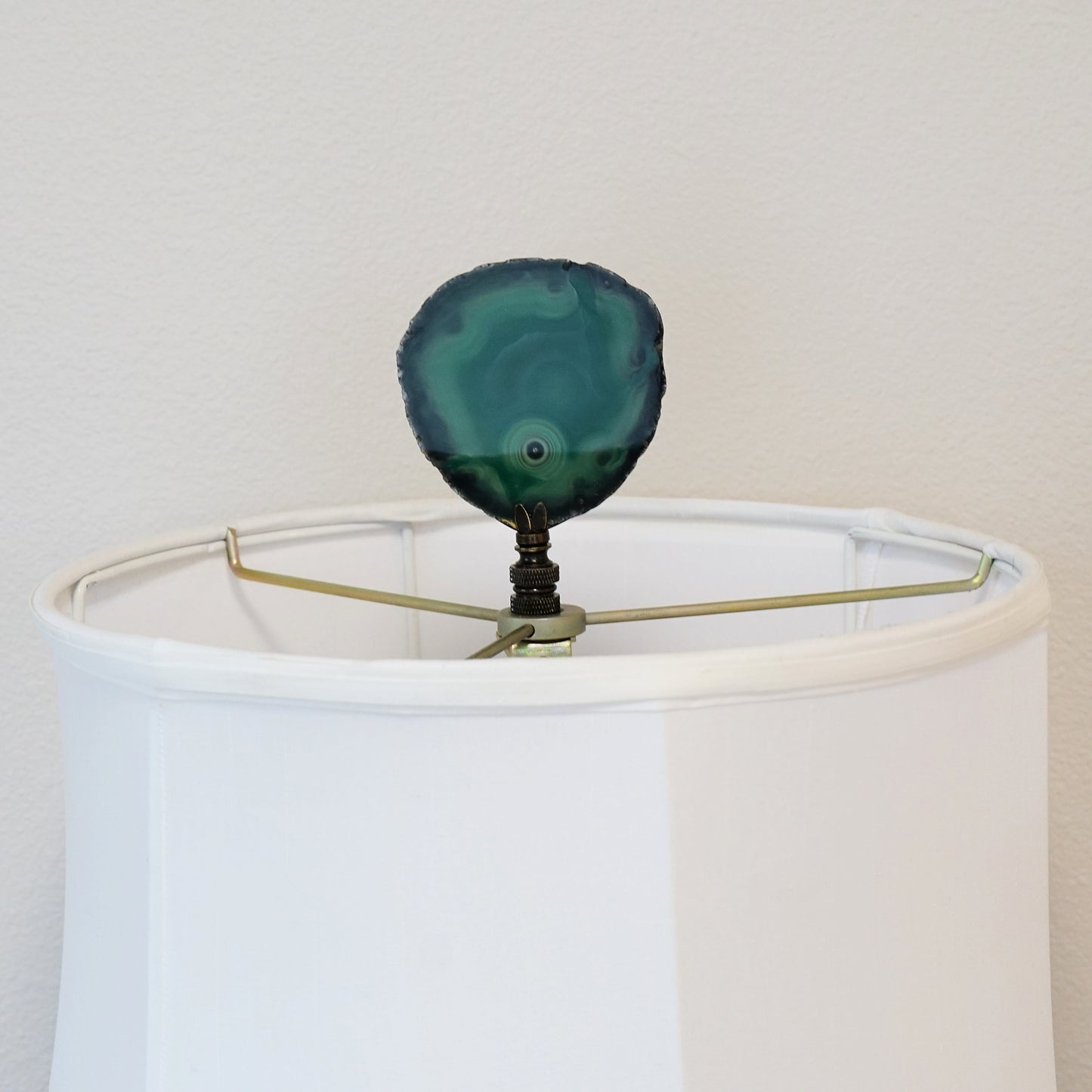 Brazilian Agate Lamp Finial