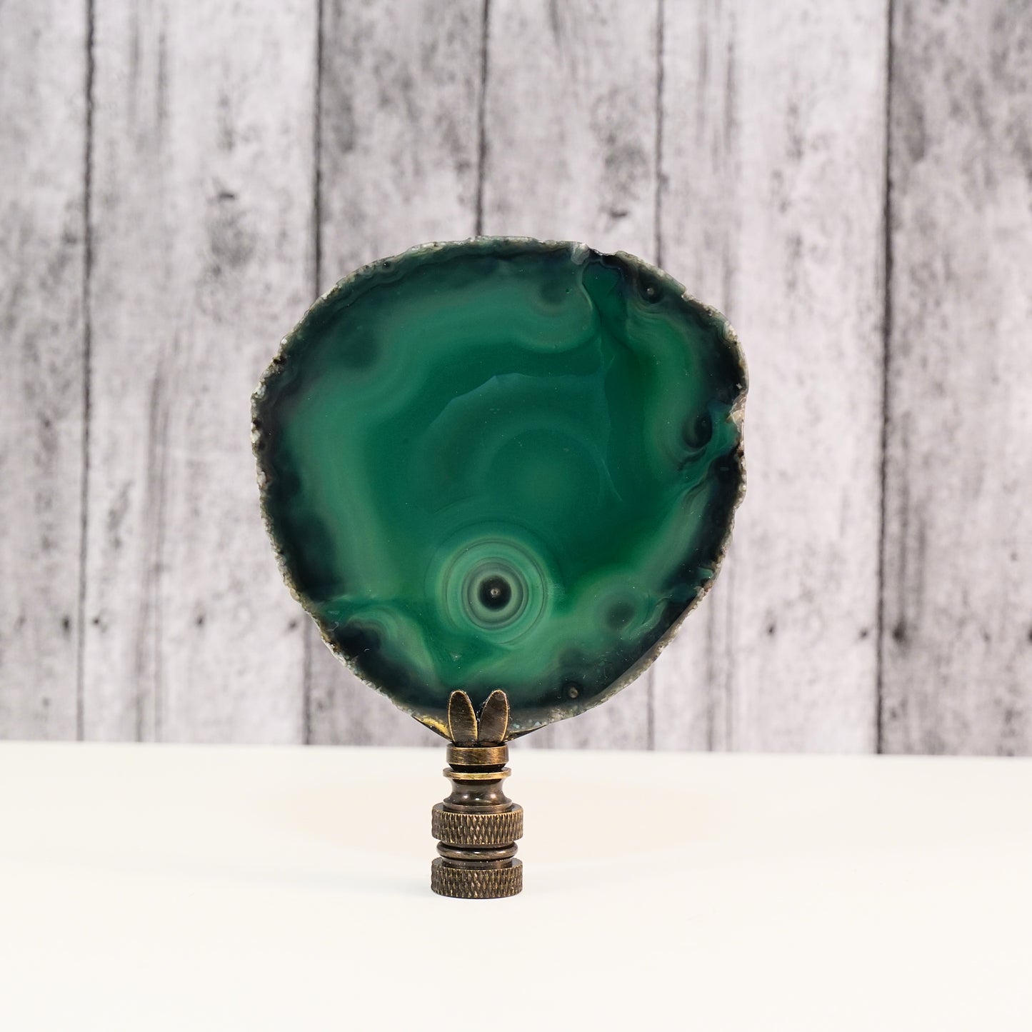 Brazilian Agate Lamp Finial