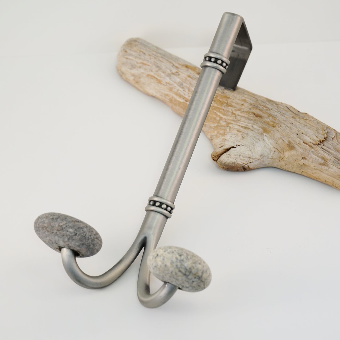 Over the Door Hook with Beach Rocks