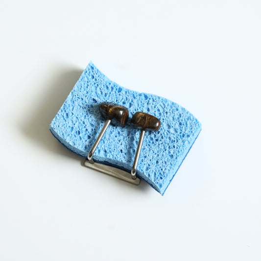 Tiger Eye Adhesive Stainless Steel Hook