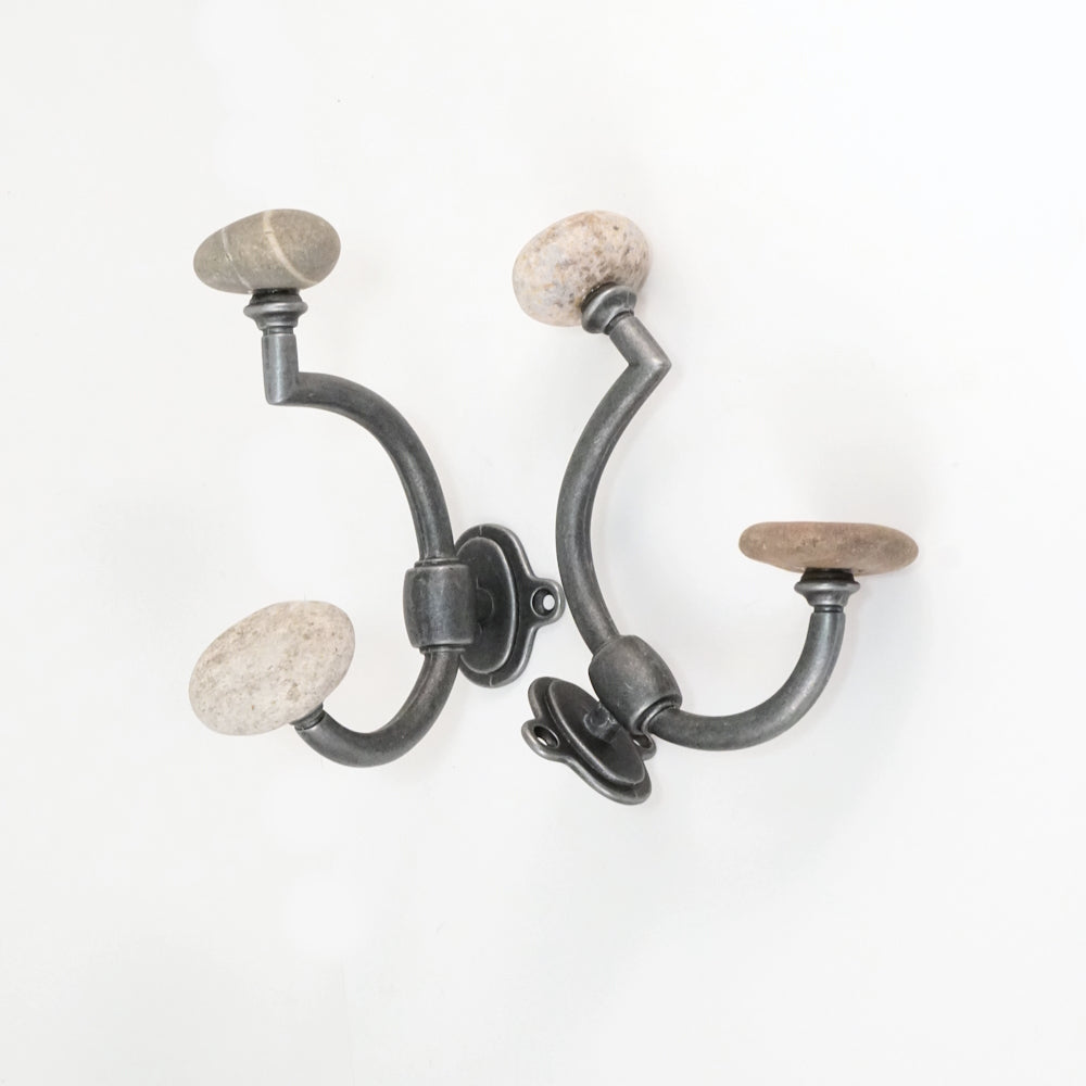 Pair of Wall Mount Robe Towel Hooks - Ready to Ship