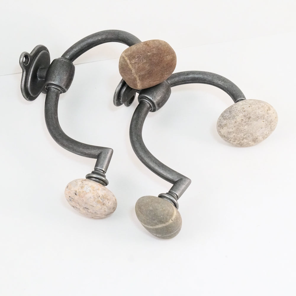 Pair of Wall Mount Robe Towel Hooks - Ready to Ship
