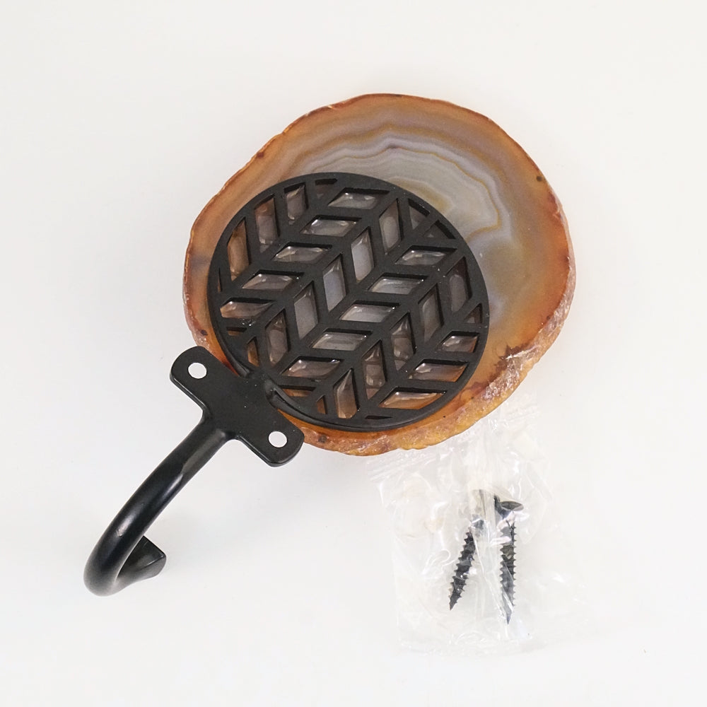 Brazilian Agate Wall Hook