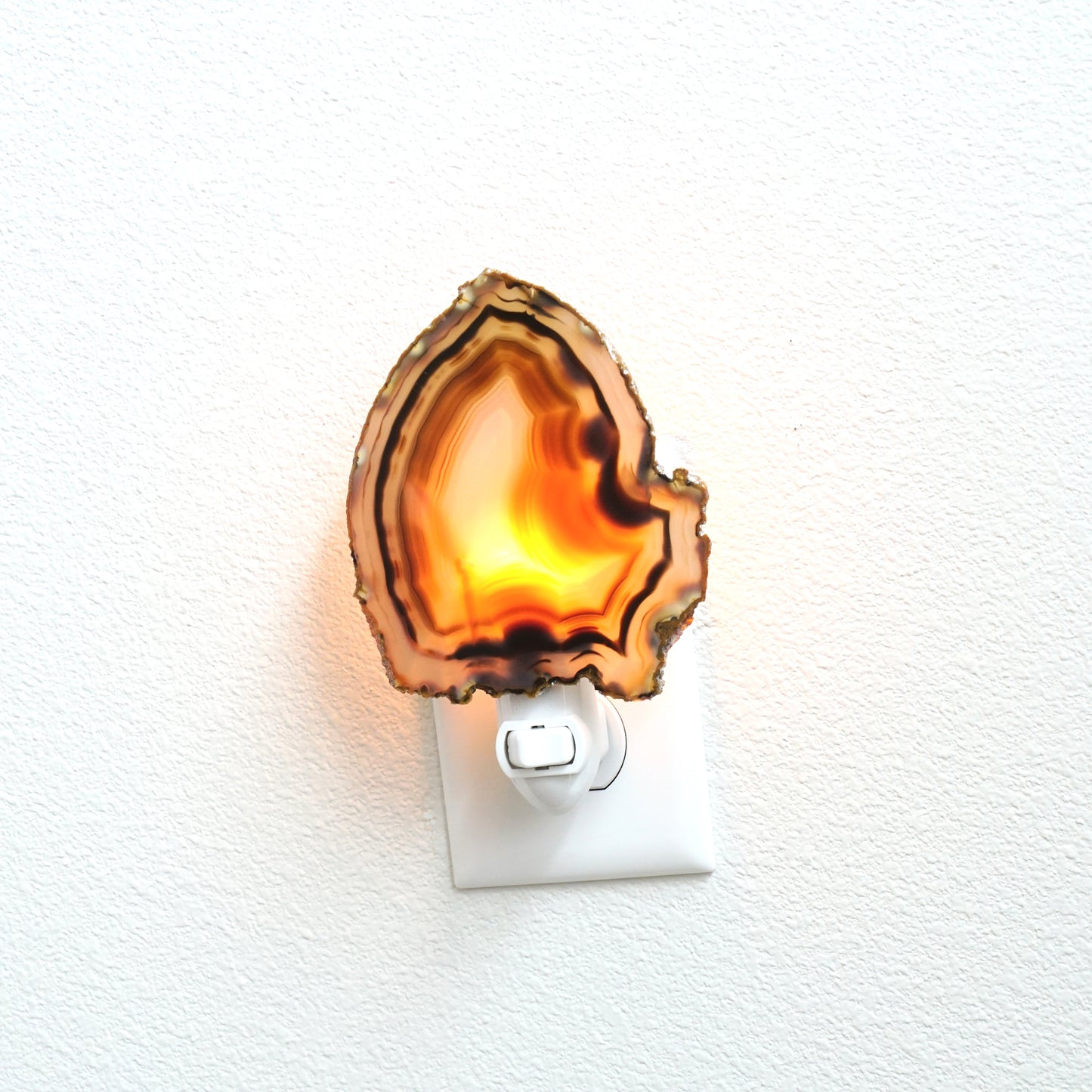 Agate Geode Slice Night Light