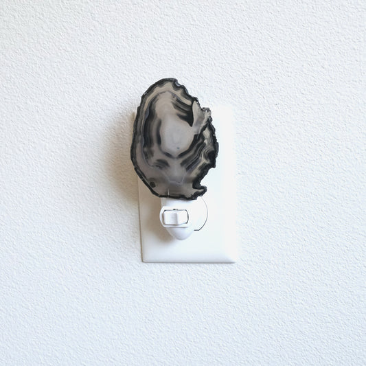 Agate Geode Slice Night Light
