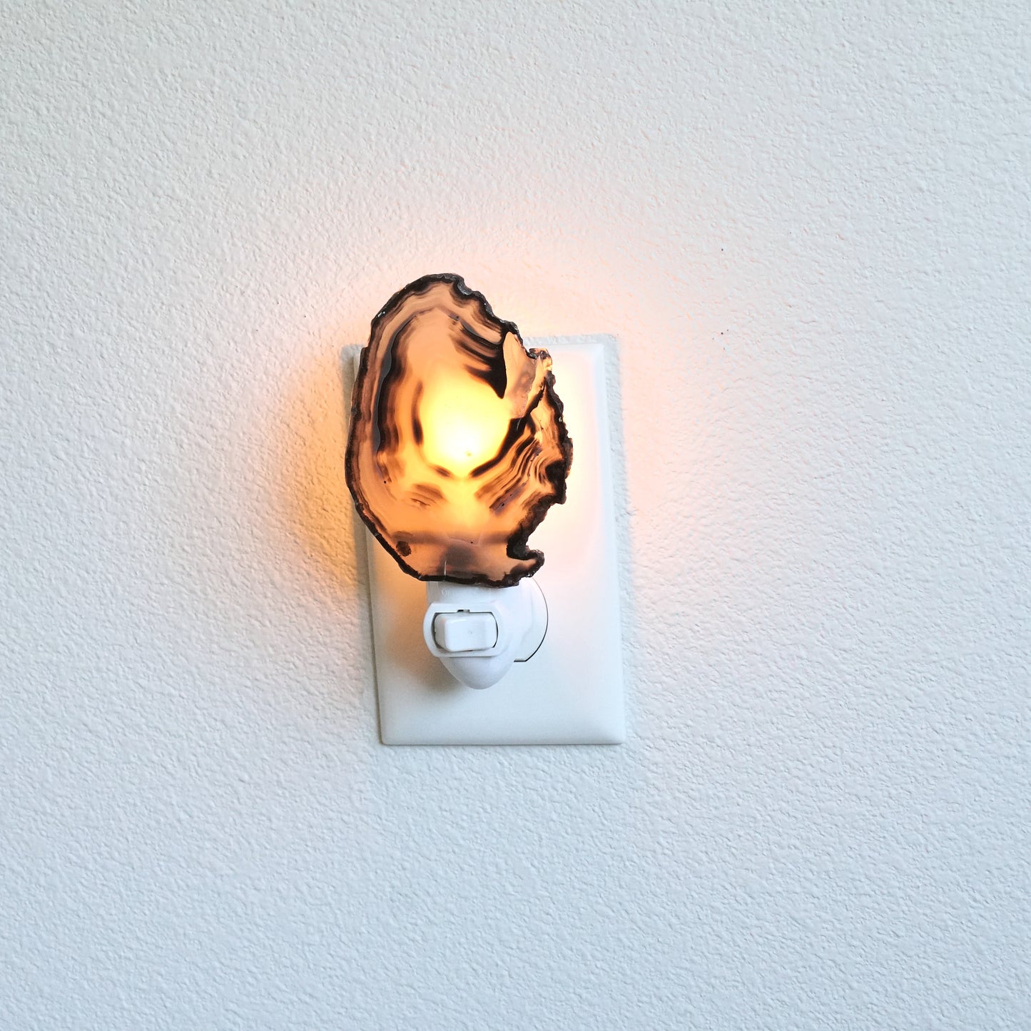 Agate Geode Slice Night Light