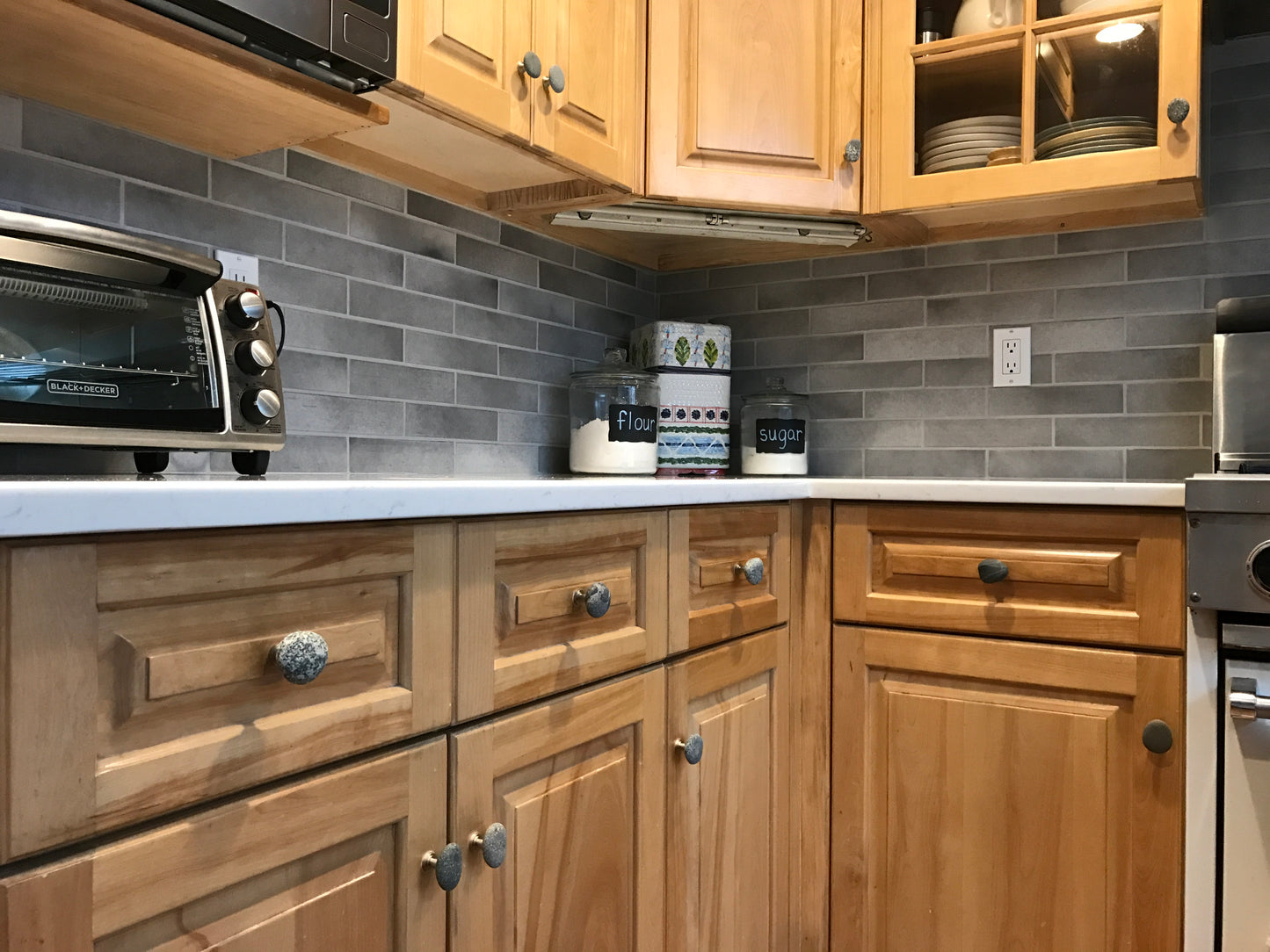 Cabinet Knob Perfect Pair Series - Glowing Brick