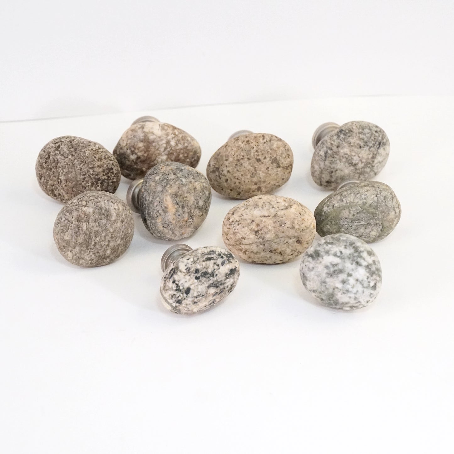 Small Granite Stones - Set of 10