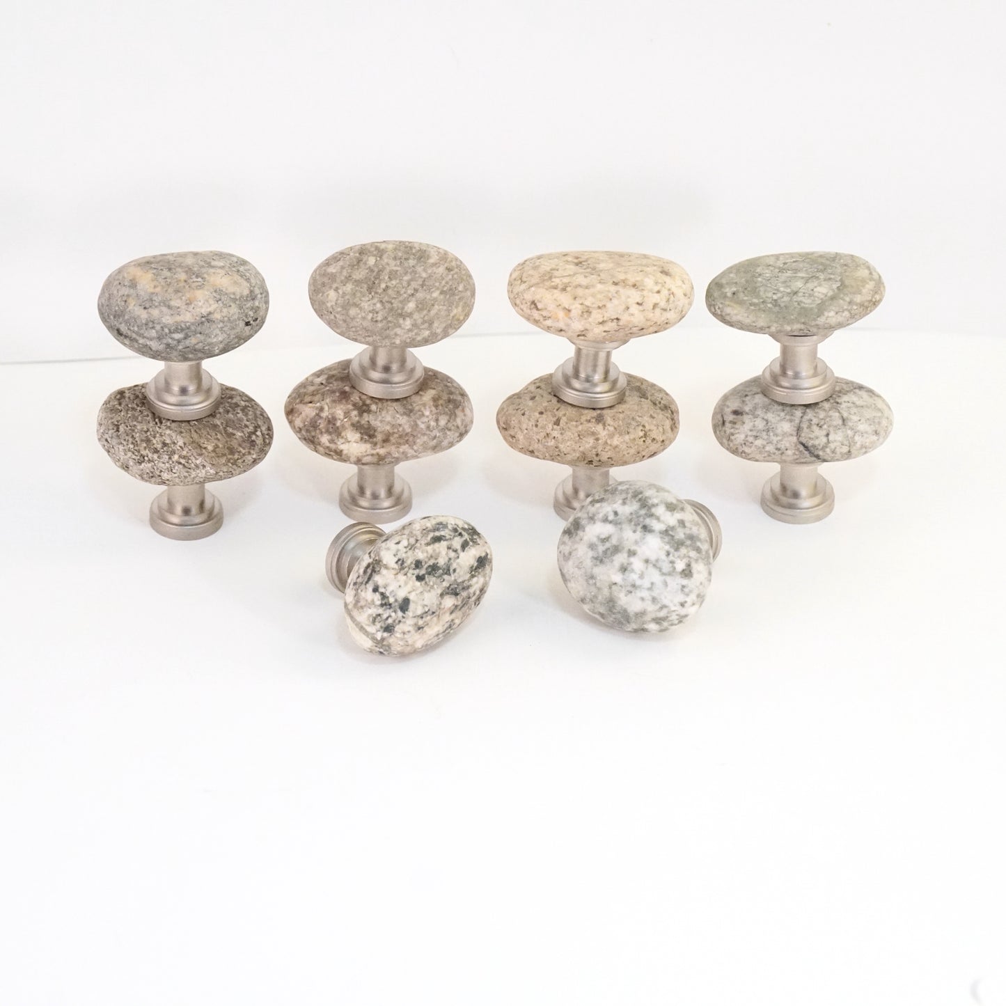 Small Granite Stones - Set of 10