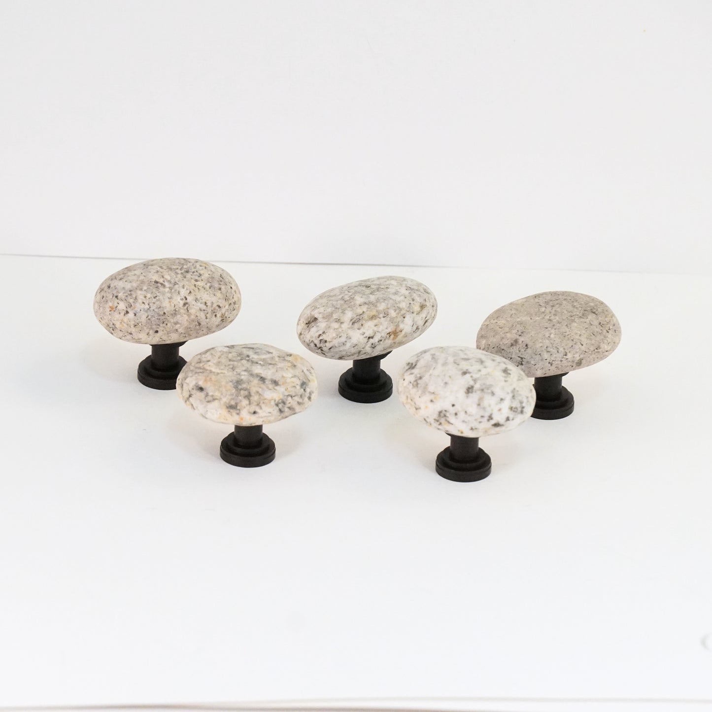 Set of 5 - Beach Rock Cabinet Knobs - Ready to Ship