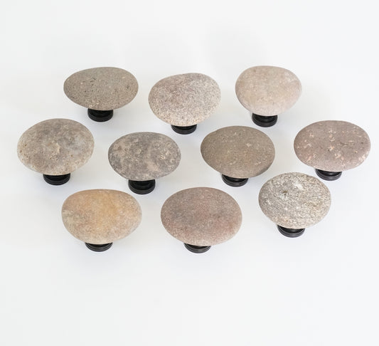 Mixed Brown Beach Rocks - Set of 10