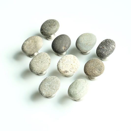 Mixed Gray Stones - Set of 10 - Ready to Ship