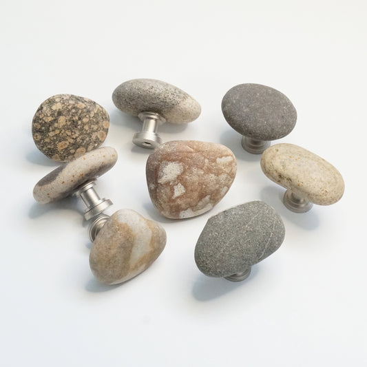 Stone Cabinet Knobs - Set of 8 | Wild Mix