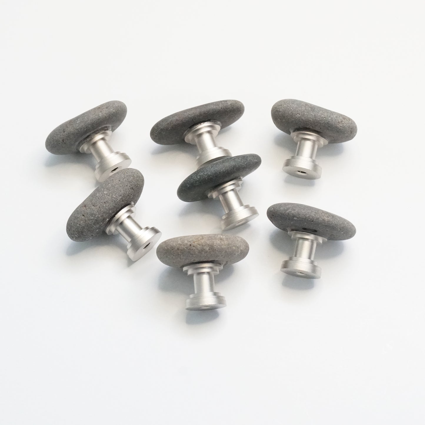 Coastal Cabinet Hardware - Set of 7 | Gray Mix