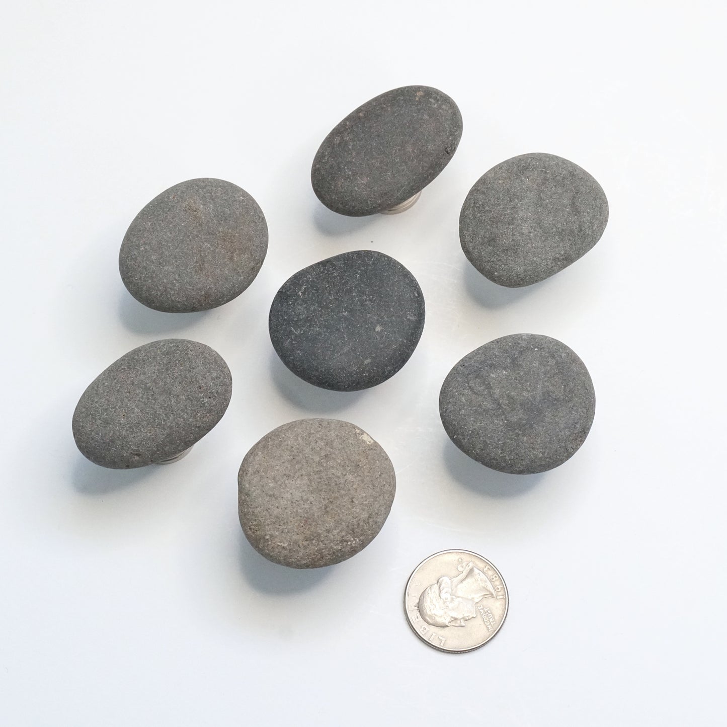 Coastal Cabinet Hardware - Set of 7 | Gray Mix