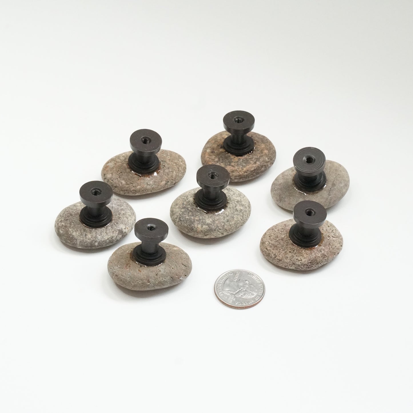Beach Rock Cabinet Knobs - Set of 7 | Spotted Browns