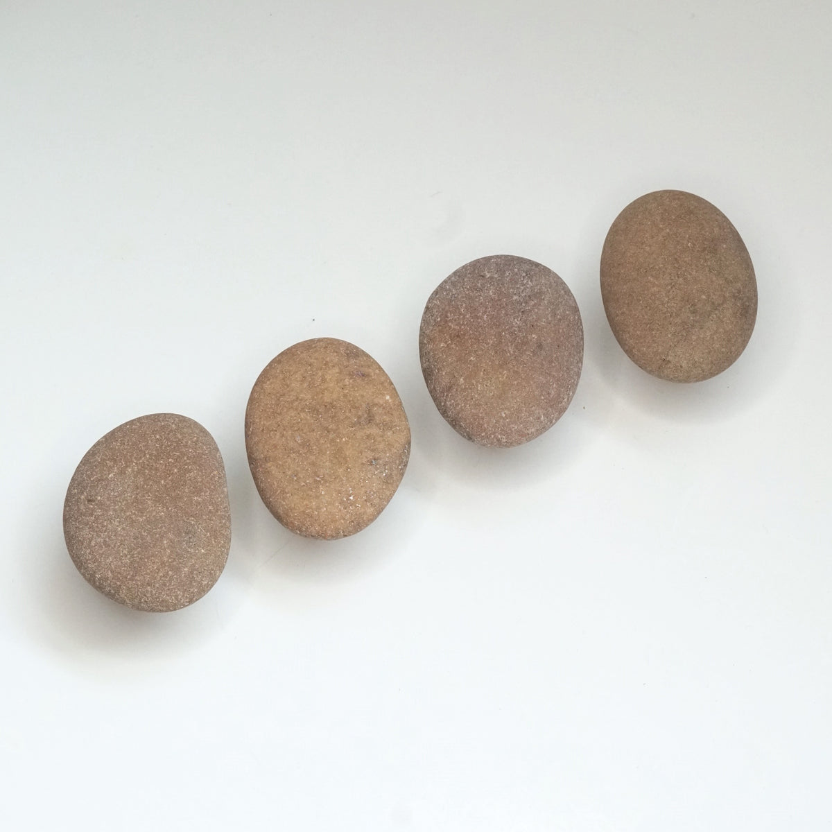 Beach Stone Cabinet Pulls - Set of 4 | Large Bold Browns