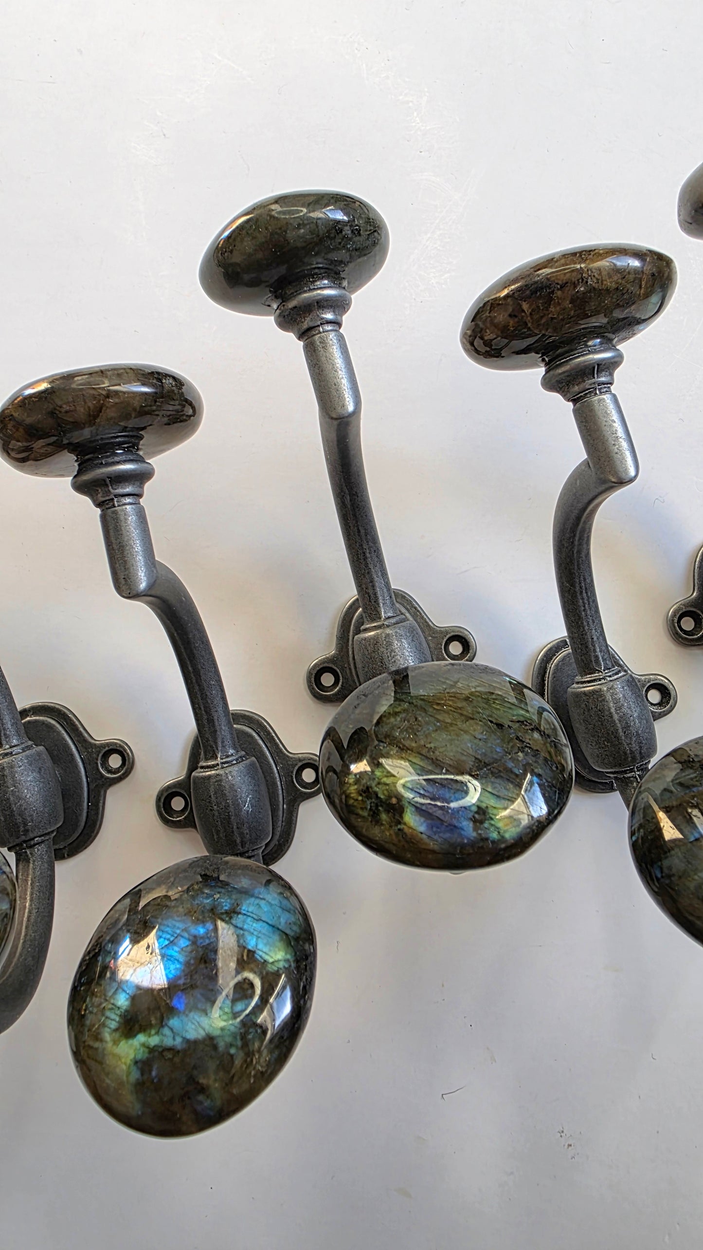 Robe and Towel Hook | Labradorite Gemstones