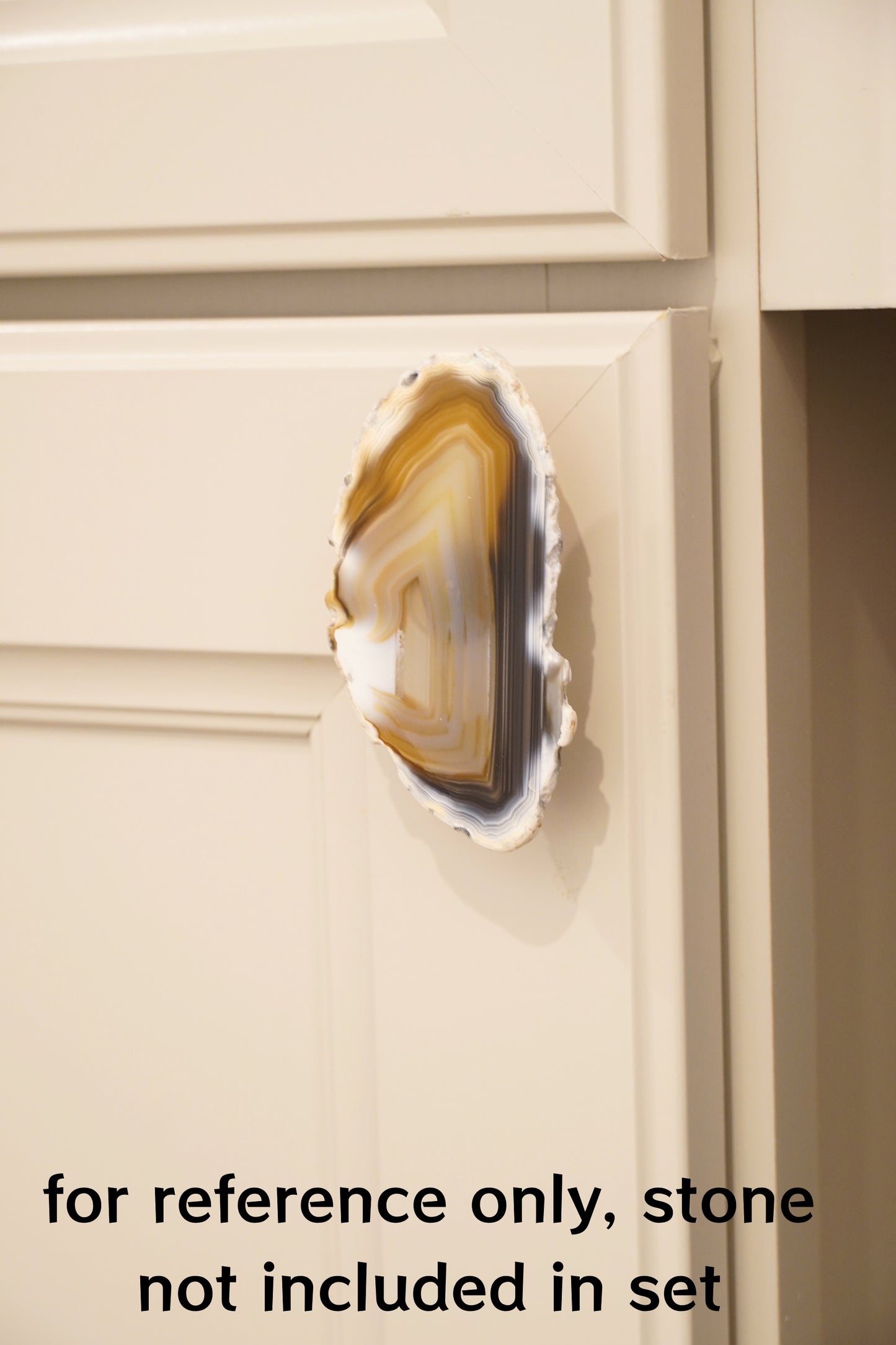 Brazilian Agate Cabinet Knob Pull Pair